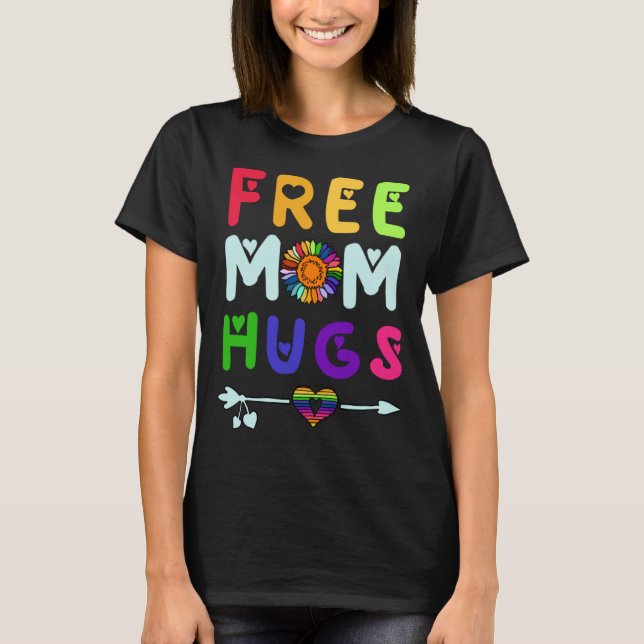 Free Mamma Hugs T Shirt (Framsida)
