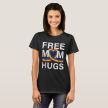 Free Mamma Hugs T-Shirt LGBT Stepmor Mor Mamma