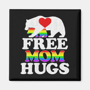 Free Mamma Hugs t Women Lgbt Pride Mamma Bear Magnet