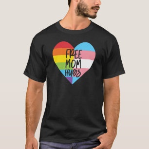 Free Mamma Hugs Transgender Pronouns LGBTQ Gender T Shirt