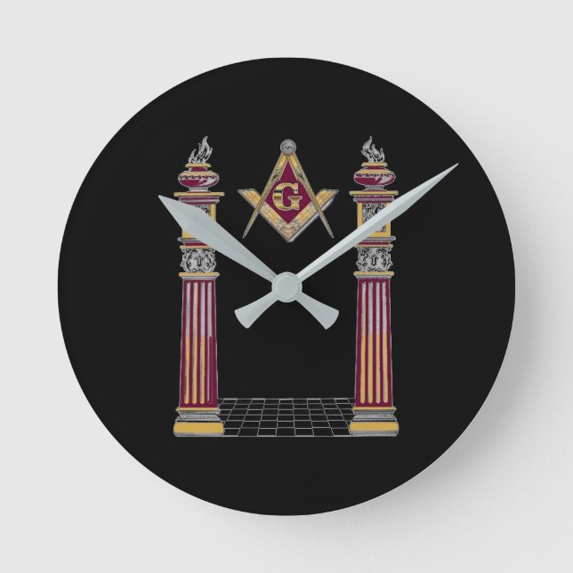 Free Mason Rund Klocka (Framsida)