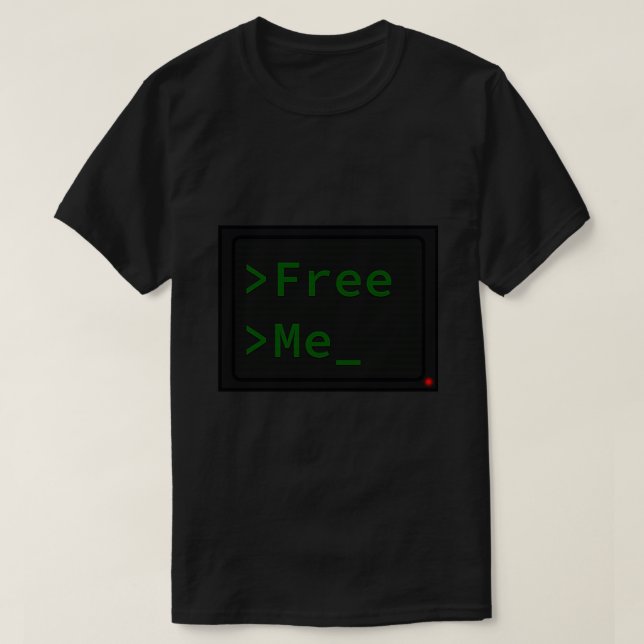 Free Me Wendigoon T Shirt (Design framsida)