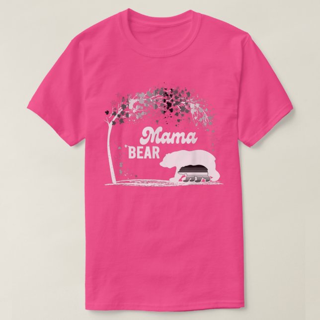 Free Mom Hugs Proud Mama Bear Heterosexual Pride L T Shirt (Design framsida)