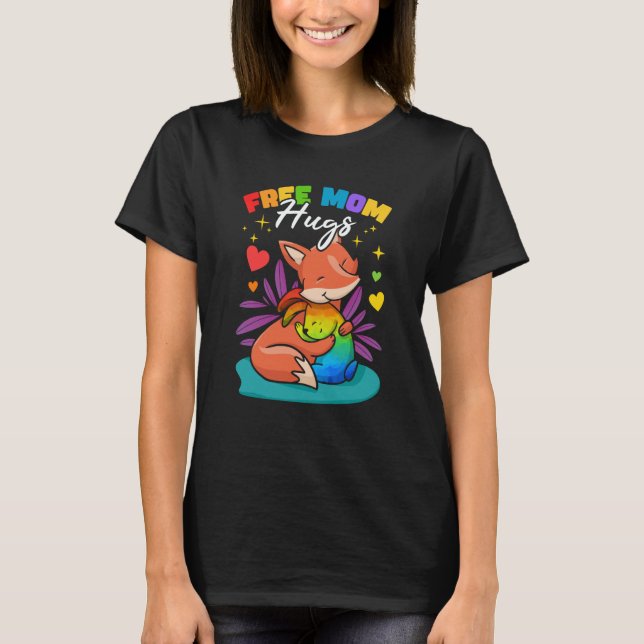 Free Mom Hugs T Shirt (Framsida)