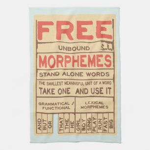 Free Morphemes Funny Grammar English Language Kökshandduk