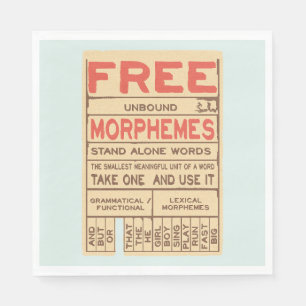 Free Morphemes Funny Grammar English Phonics Pappersservett