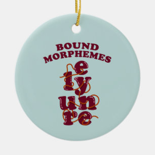 Free Morphemes Phonics Learning English Julgransprydnad Keramik