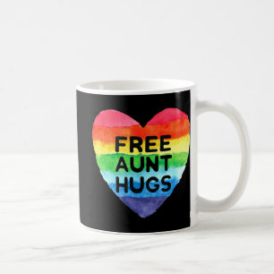 Free Moster Hugs HBT Flagga Pride Awareness Month Kaffemugg