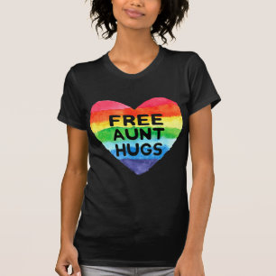 Free Moster Hugs HBT Flagga Pride Awareness Month  T Shirt