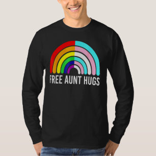 Free Moster Hugs Rainbow Transgender Flagga Lgbtq  T Shirt