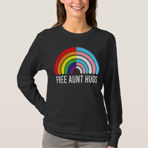 Free Moster Hugs Rainbow Transgender Flagga Lgbtq  T Shirt