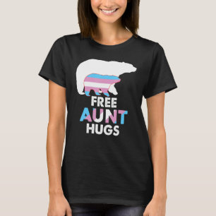 Free Moster Hugs Transgender Rainbow Bear LGBT Pri T Shirt
