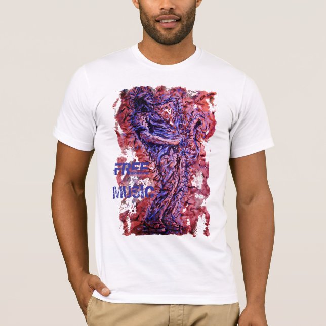 FREE MUSIC T-SHIRT (Framsida)