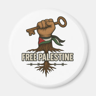 Free Palestine Button – Power & Solidarity Magnet