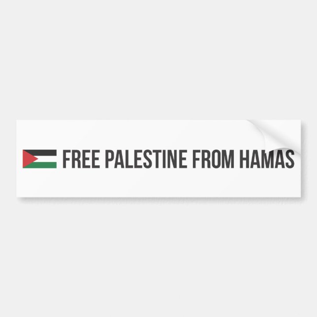 Free Palestine from Hamas Bildekal (Framsidan)