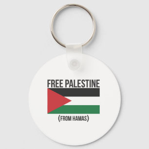 Free Palestine from Hamas Nyckelring
