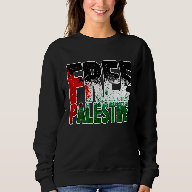 Free Palestine Gaza Flag Proud Palestine Roots Ara T Shirt (Framsida)