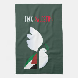 Free Palestine Kitchen Towel - Solidarity Kökshandduk