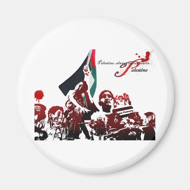 FREE PALESTINE MAGNET (Framsidan)