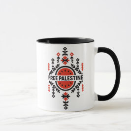 Free Palestine  Mugg