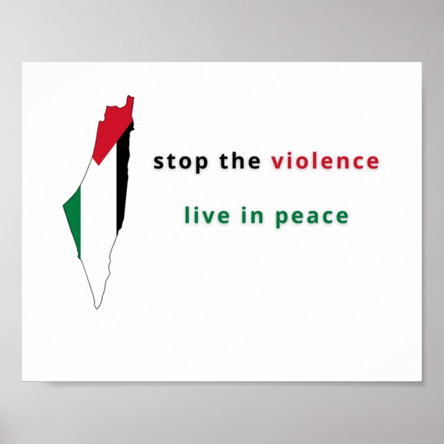 FREE PALESTINE POSTER (Framsidan)