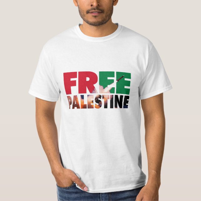 Free Palestine T-Shirt (Framsida)