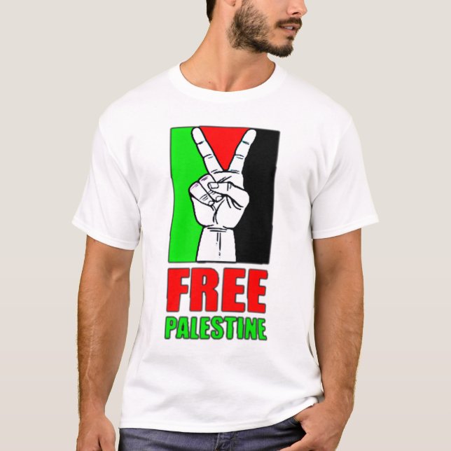 Free Palestine T-Shirt (Framsida)