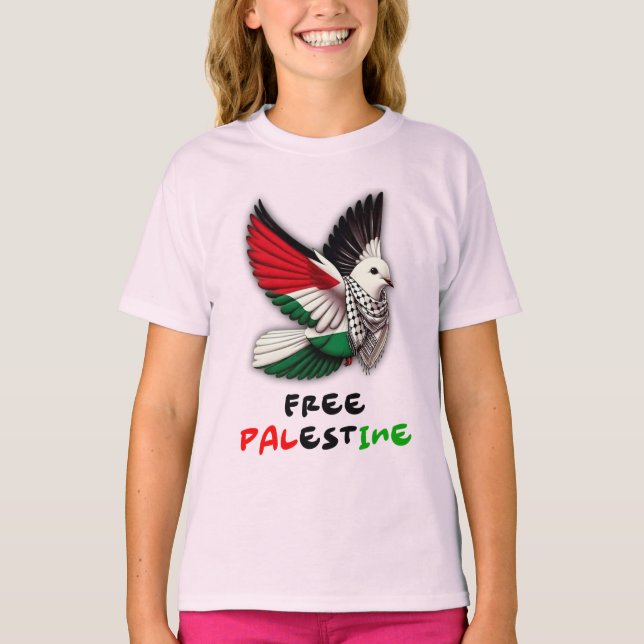 Free Palestine T-Shirt (Framsida)