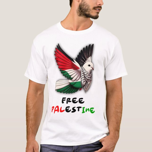 Free Palestine T-Shirt (Framsida)