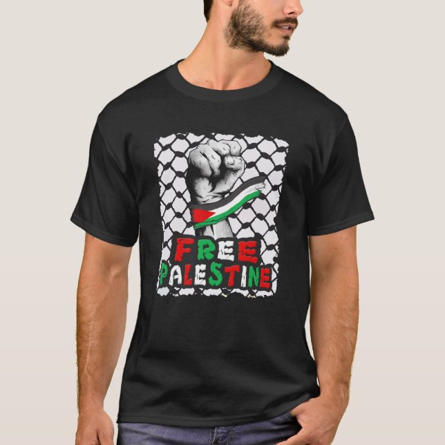 Free Palestine T-Shirt (Framsida)