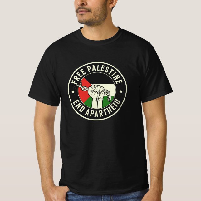 Free Palestine T Shirt (Framsida)