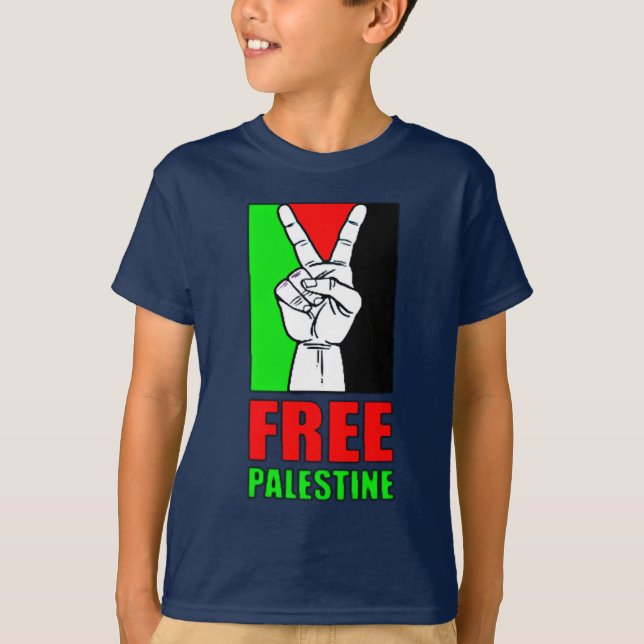 Free Palestine T-Shirt (Framsida)