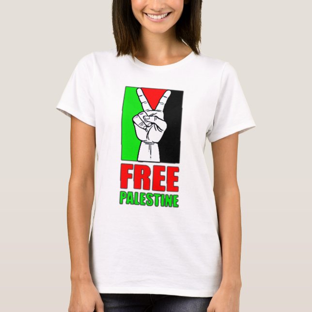 Free Palestine T-Shirt (Framsida)