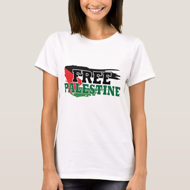 FREE PALESTINE T SHIRT (Framsida)
