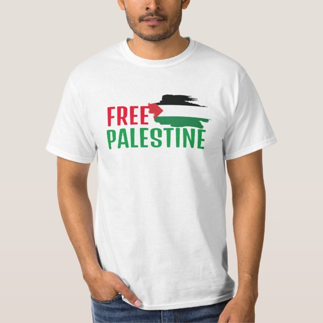 FREE PALESTINE T SHIRT (Framsida)