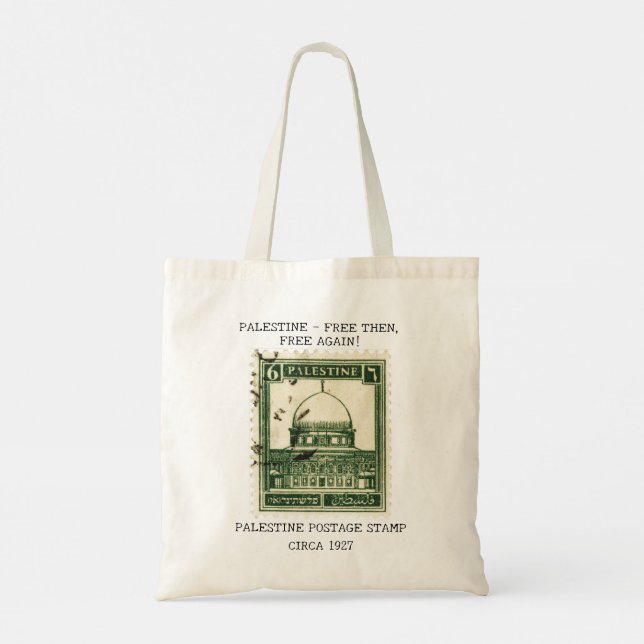 Free Palestine Tote Bag | Historiskt Palestina Fri Tygkasse (Baksida)