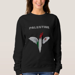 Free Palestine Women Sweatshirt  Palestinska Flagg T Shirt