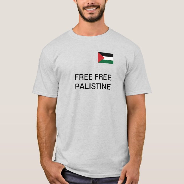 Free Palistine T Shirt (Framsida)
