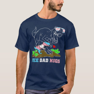 Free Pappa Hugs Dinosaur Rex pappa Trans HBT Suppo T Shirt