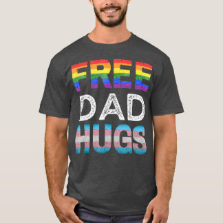 Free Pappa Hugs LGBTQ Gay pride Month Proud Ally T Shirt