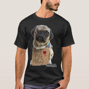 Free Pug Hugs Classic T-Shirt 341