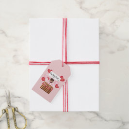 Free Puppy Kisses Valentine Hund Presentetikett