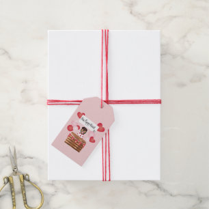 Free Puppy Kisses Valentine Hund Presentetikett