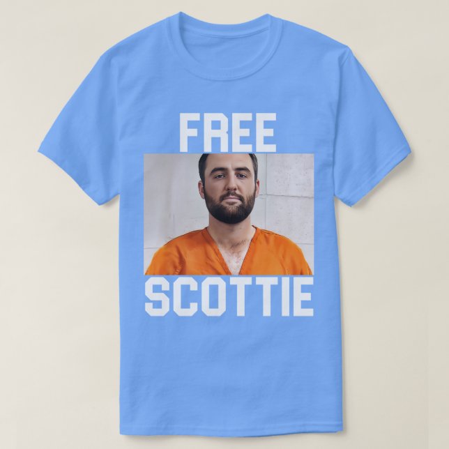 Free Scottie SCOTTIE SCHEFFLER MUGG SHOT T Shirt (Design framsida)