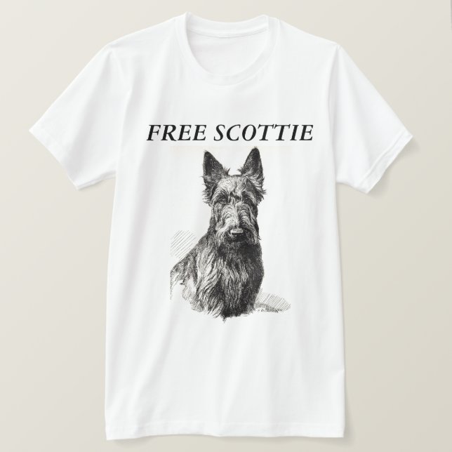 FREE SCOTTIE T SHIRT (Design framsida)