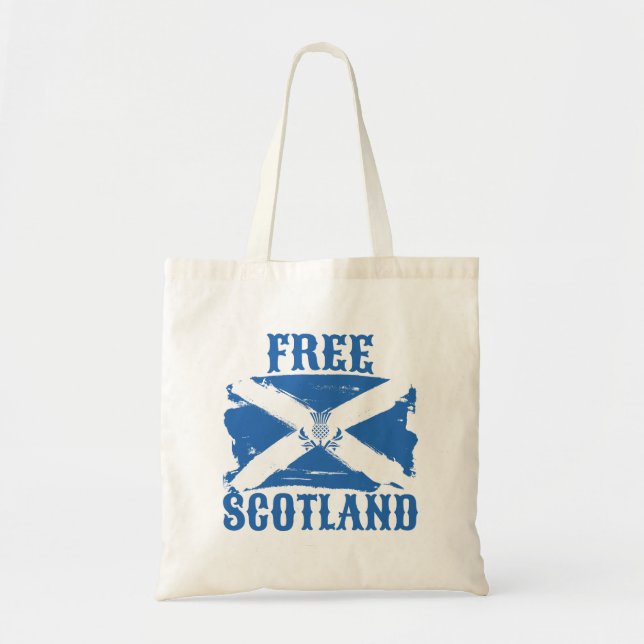 Free Scottish Independence Tygkasse (Framsidan)