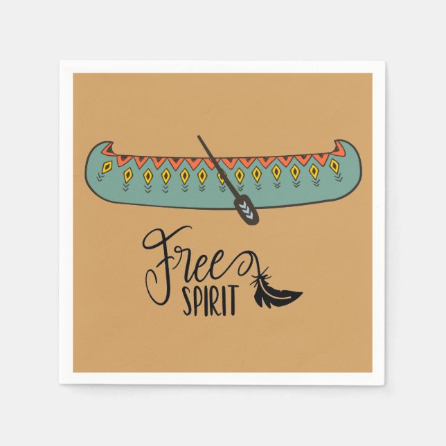 Free Spirit Canoe Pappersservett (Framsidan)