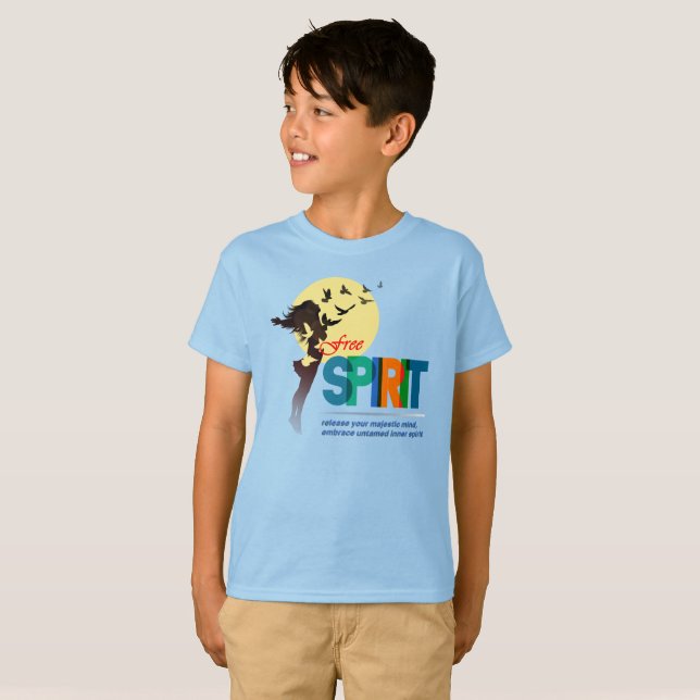 Free Spirit | Kids T Shirt (Hel framsida)