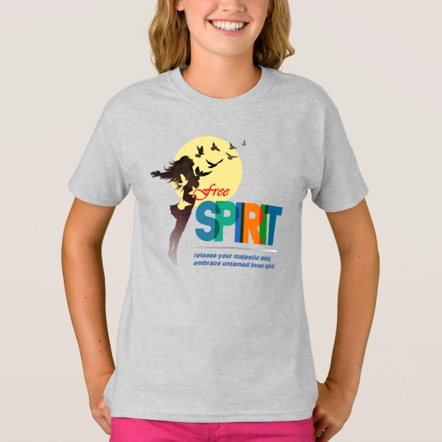 Free Spirit | Kids T Shirt (Framsida)
