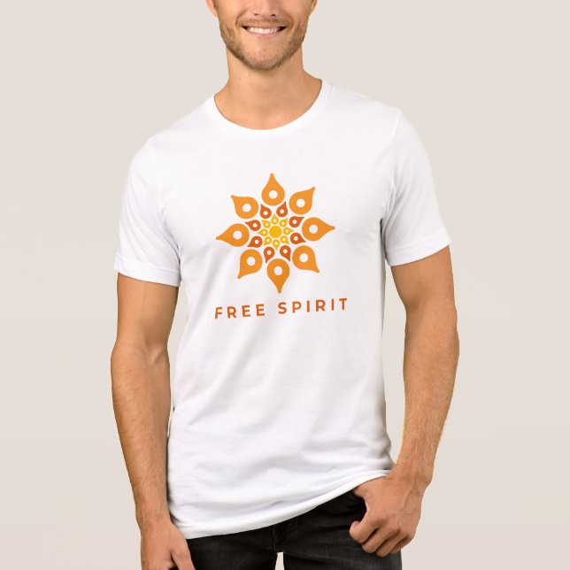 Free Spirit Mandala T Shirt (Framsida)